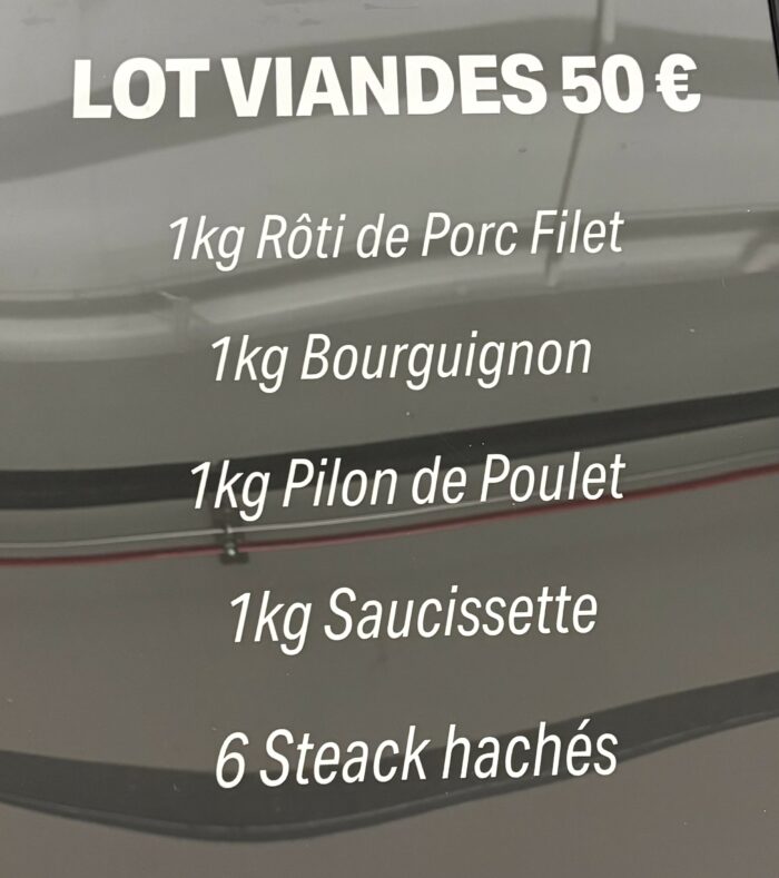 Lot à 50€